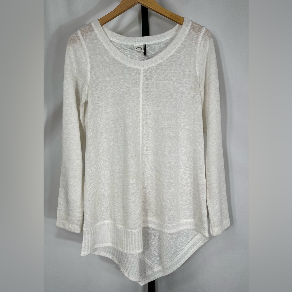 Anthropologie Akemi + Kin | ‘Ezra’ Asymmetrical Sweater Sz XS White